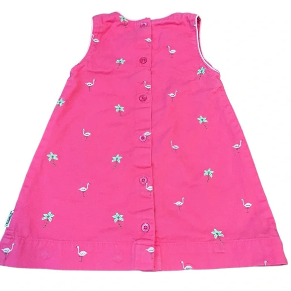 Vintage OshKosh Denim Beach Embroidered Dress with Bloomers 24 Months - Picture 4 of 5